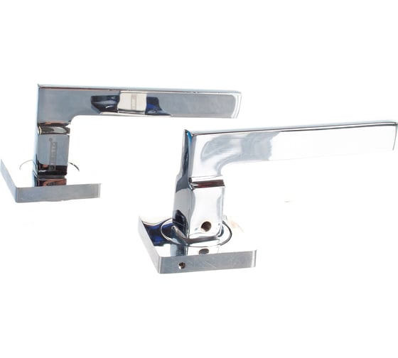 Изображение товара Дверная ручка PUERTO хр бл КВ INAL 514-02 CP