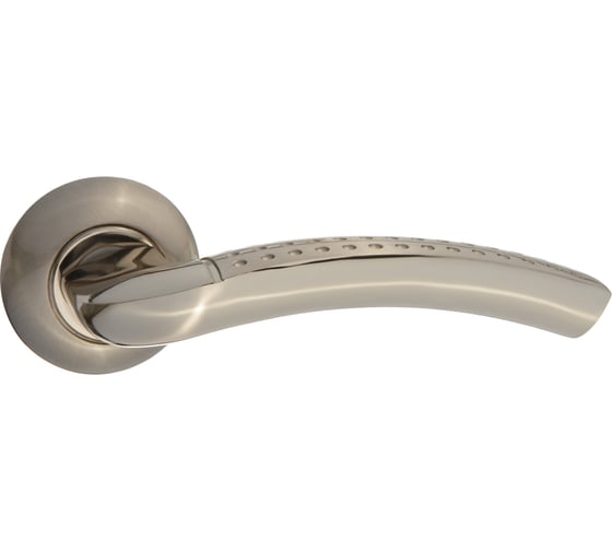 Изображение товара Дверная ручка PUERTO никель матовый/никель блестящий INAL 510-08 SN/NP