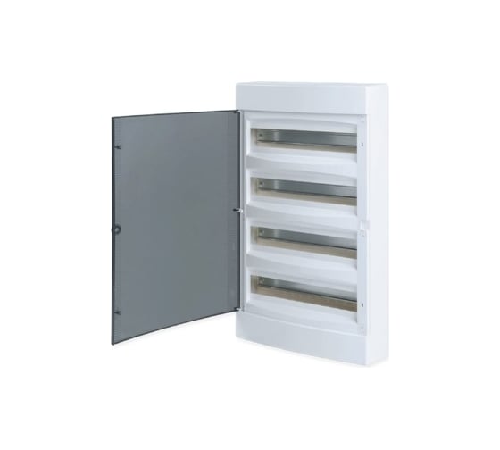 Изображение товара Распределительный навесной щит EKF "Unix" белая дверь 4х18 модулей IP41 PROxima ux-4x18-nw