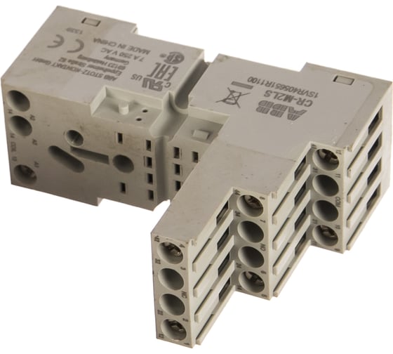 Изображение товара Логический цоколь ABB CR-M2LS для реле CR-M 2ПК 1SVR405651R1100