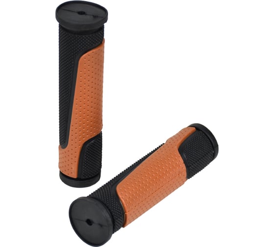 Изображение товара Грипсы Juchuang MTB XH-G56B 125мм, резина, черный/коричневый HQ-0014055