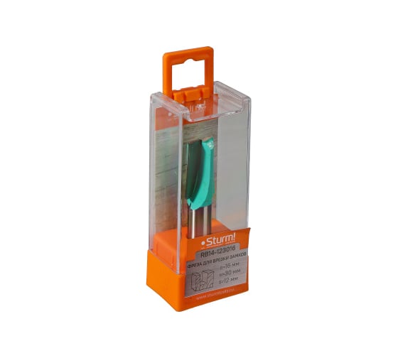 Изображение товара Фреза пазовая для врезки замков DxHxL 16x30x68 мм, хв-к 12 мм Sturm RB14-123016