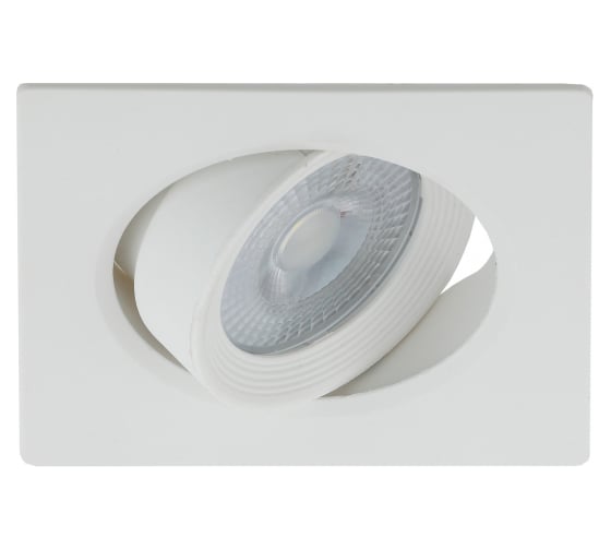 Изображение товара Светодиодный светильник ЭРА KL LED 21A-5 4K WH квадратный поворотн. LED SMD 5W 4000K, белый Б0037035