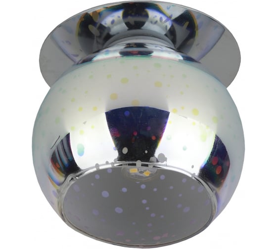 Изображение товара Светильник ЭРА DK88-3 декор 3D звездный дождь G9,220V, 35W, серебро/мультиколор Б0032369