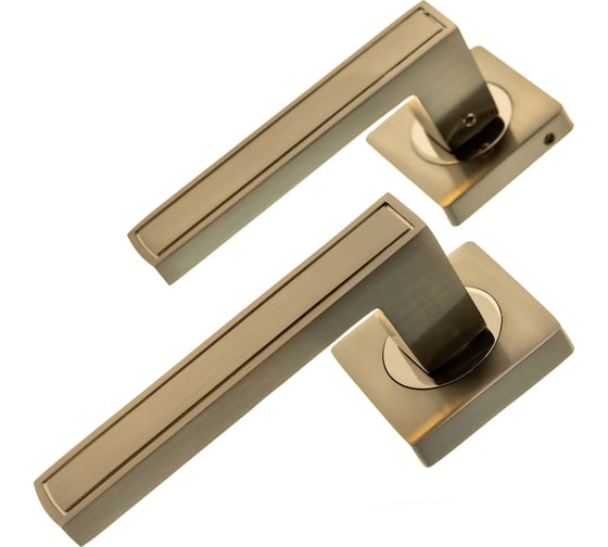 Изображение товара Дверная ручка PUERTO никель матовый/никель блестящий AL 534-02 SN/NP