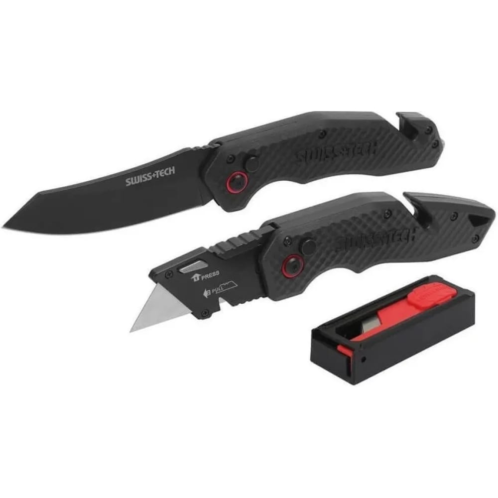 Набор складных ножей Swiss+Tech сумка для 3 складных ножей knife to meet you bag roll3