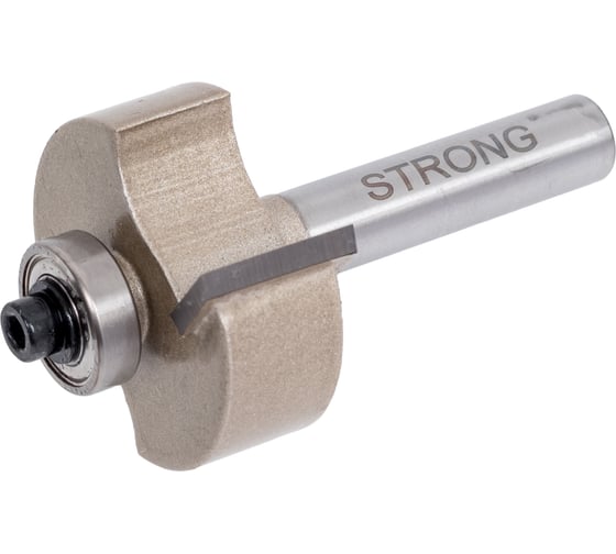 Изображение товара Фреза кромочная фальцевая с нижним подшипником стф-1023 33x14 мм, хв-к 8 мм Strong стф-10230140