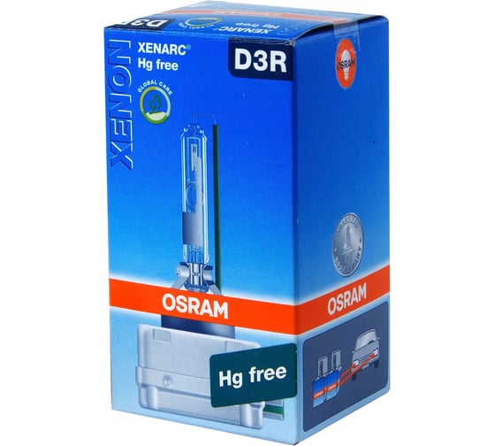 Изображение товара Автолампа OSRAM D3R 35 PK32d-6 XENON XENARC 4150K 42V, 1, 10 66350