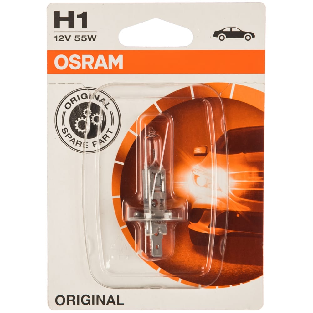 фото Автолампа osram h1 55 p14.5s 12v, 1, 10 64150-01b