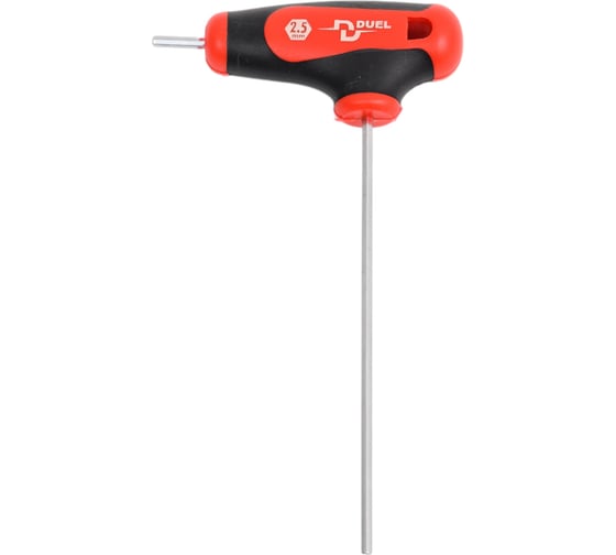 Изображение товара Ключ DUEL Т-образный с рукояткой Hex 2.5мм, DLK10-025-100