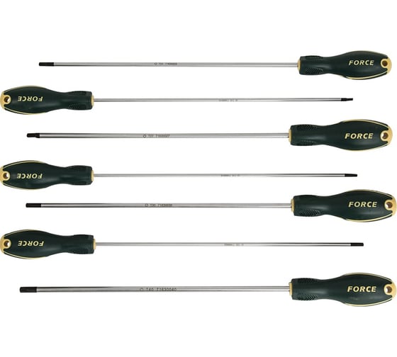Изображение товара Набор длинных отвёрток Torx L=300 мм FORCE 20719