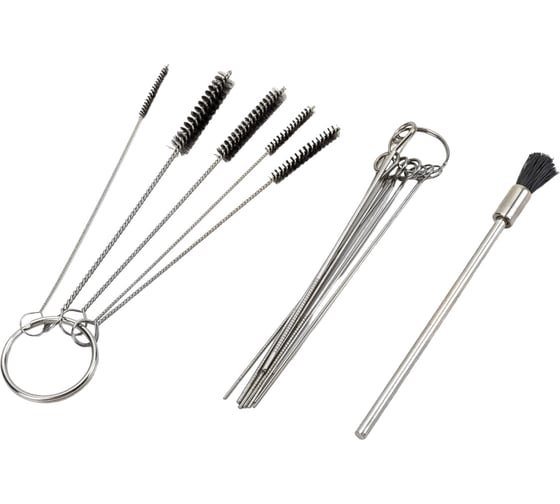 Изображение товара Набор для чистки краскопультов в комплекте 17 щеток GATX GS-10