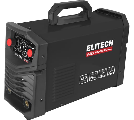Изображение товара Инверторный сварочный аппарат Elitech HD WM 300 204469