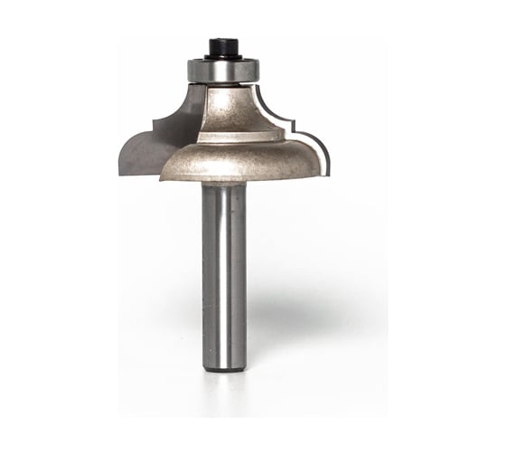 Изображение товара Фреза кромочная фигурная с нижним подшипником стф-2002 30х12 мм, R4 мм, хв-к 8 мм Strong стф-20020030