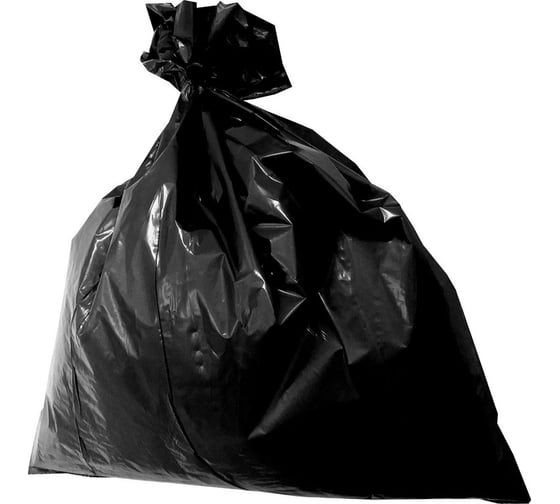 Изображение товара Мешки для мусора ПВД, 60 л, 30 мкм, 30 шт/рул, черные, 58x68 см ООО Комус 1810858