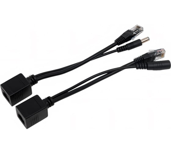 Изображение товара Пассивный комплект (инжектор + сплиттер) OSNOVO PPK-11 для передачи PoE по кабелю Cat 5e sct0707