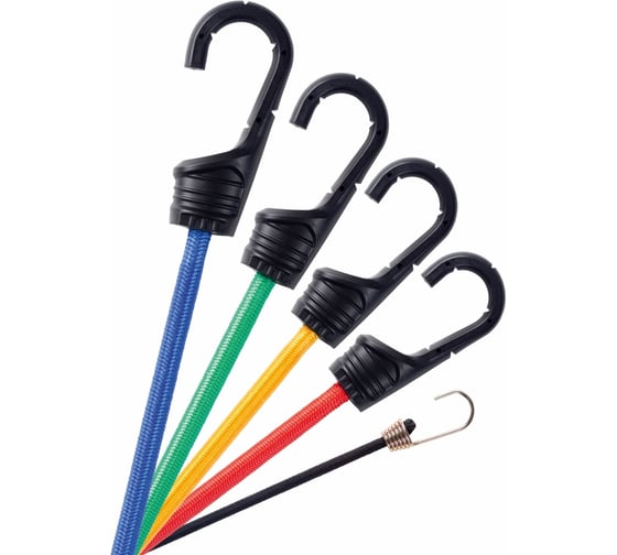 Изображение товара Эластичная стяжка с крючками для багажа HITCH REGULAR комплект 22 шт SZ083981