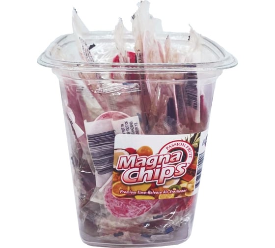 Изображение товара Парфюмированные диски HI-TECH INDUSTRIES с фирменной эмблемой magna chips, passion fruit 50шт NSC-020