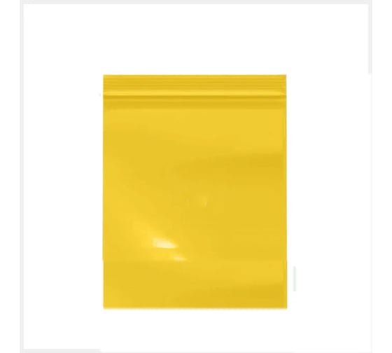 Изображение товара Пакет ЦИРКОН с замком зип-лок 25х30 см, 80 мкм желтые 100 шт ZIP253080Y