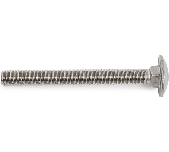 Изображение товара Болт с полукруглой головкой и квадратным подголовником DINFIX полная резьба, DIN 603 А2 M 6x60 мм, 10 шт. 00-0004067