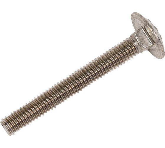 Изображение товара Болт с полукруглой головкой и квадратным подголовником DINFIX полная резьба, DIN 603 А2 M 6x50 мм, 2 шт. 00-0004059