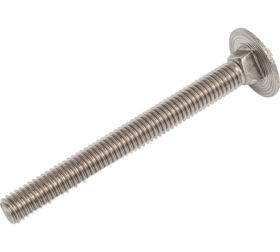Изображение товара Болт с полукруглой головкой и квадратным подголовником DINFIX полная резьба, DIN 603 А2 M 6x60 мм, 4 шт. 00-0004066