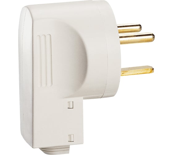 Изображение товара Силовая вилка Legrand 2К+З 32А выход кабеля сбоку 55802 055802