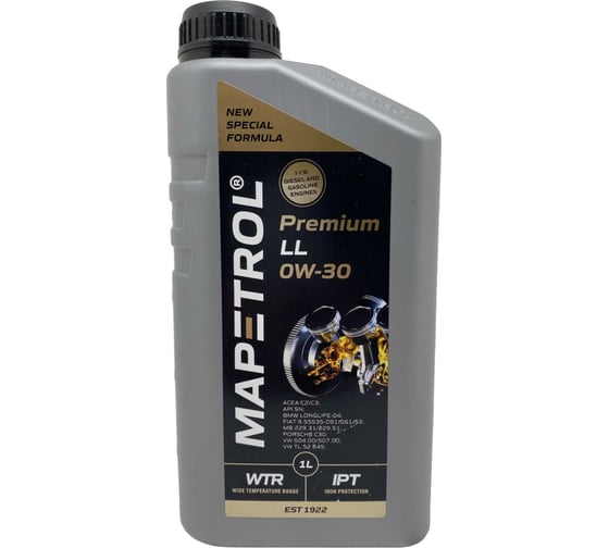 Изображение товара Моторное масло MAPETROL PREMIUM LL 0W-30 1л MAP0095
