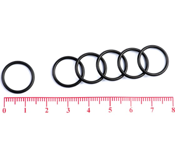 Изображение товара Кольцо резиновое O-ring 10 шт, 013.0-1.5 NBR70 HIMPT 00-00018902