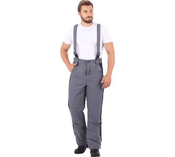 Изображение товара Утеплённые брюки iForm ХАЙ-ТЕК, серый-черный Брю 307/88/170