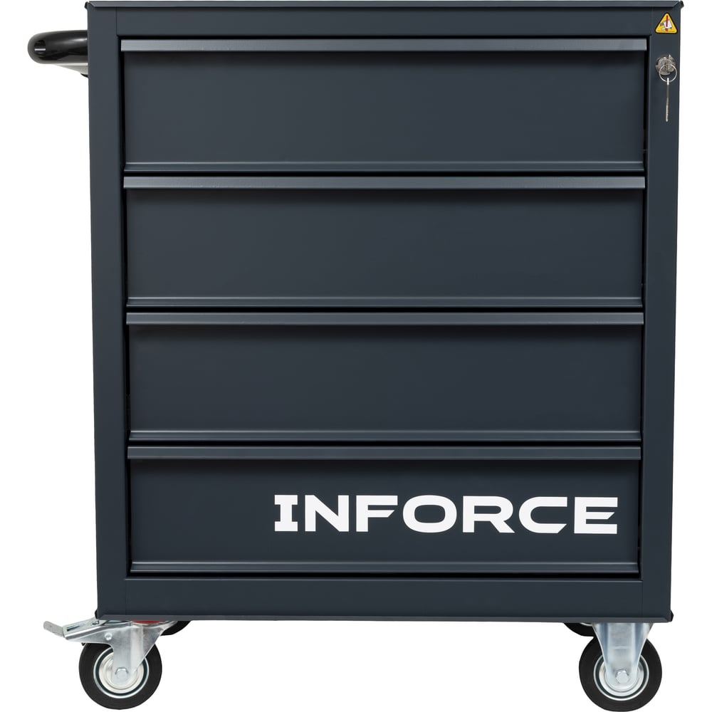 Изображение товара Инструментальная тележка Inforce 4 ящика, габариты без упаковки 745х465х825мм, 06-01-18