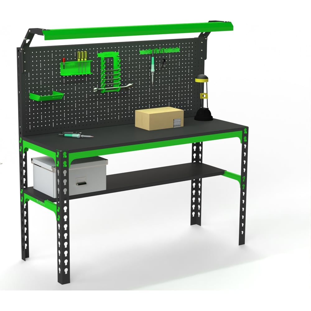 Изображение товара Металлический рабочий стол ООО Металекс серия SUN 750x1500x600 мм
