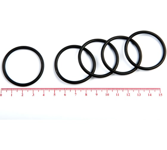 Изображение товара Кольцо резиновое O-ring 10 шт, 035-040-30 (034.0-3.0) NBR70 HIMPT 00-00018937