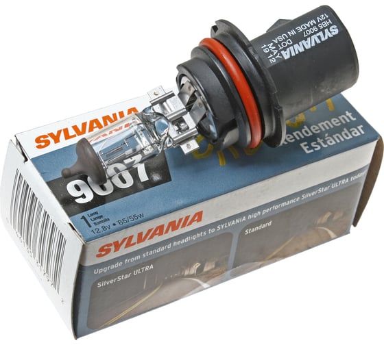 Изображение товара Автолампа Osram HB5, 65,55 PX29t 12V SILVANIA ,1,10,200 9007