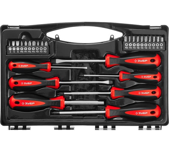 Изображение товара Набор отверток с битами Зубр МАСТЕР 25027