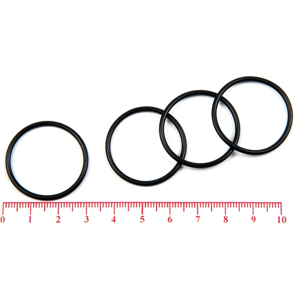 Изображение товара Набор резиновых уплотнительных колец O-ring 10 шт NBR70 диаметр 26.2 мм