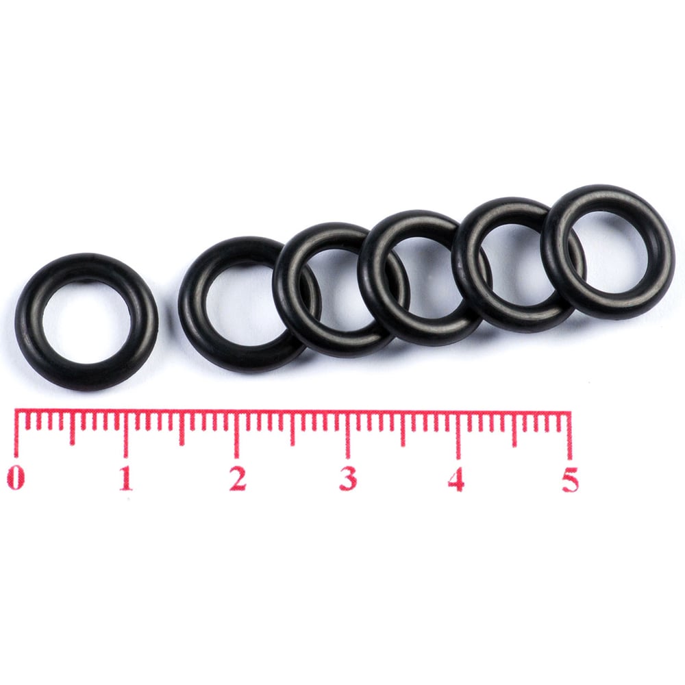 Изображение товара Кольцо резиновое O-ring 10 шт 008.0-2.5 NBR70