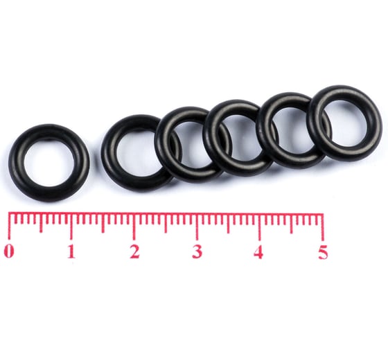 Изображение товара Кольцо резиновое O-ring 10 шт, 008.0-2.5 NBR70 HIMPT 00-00018963