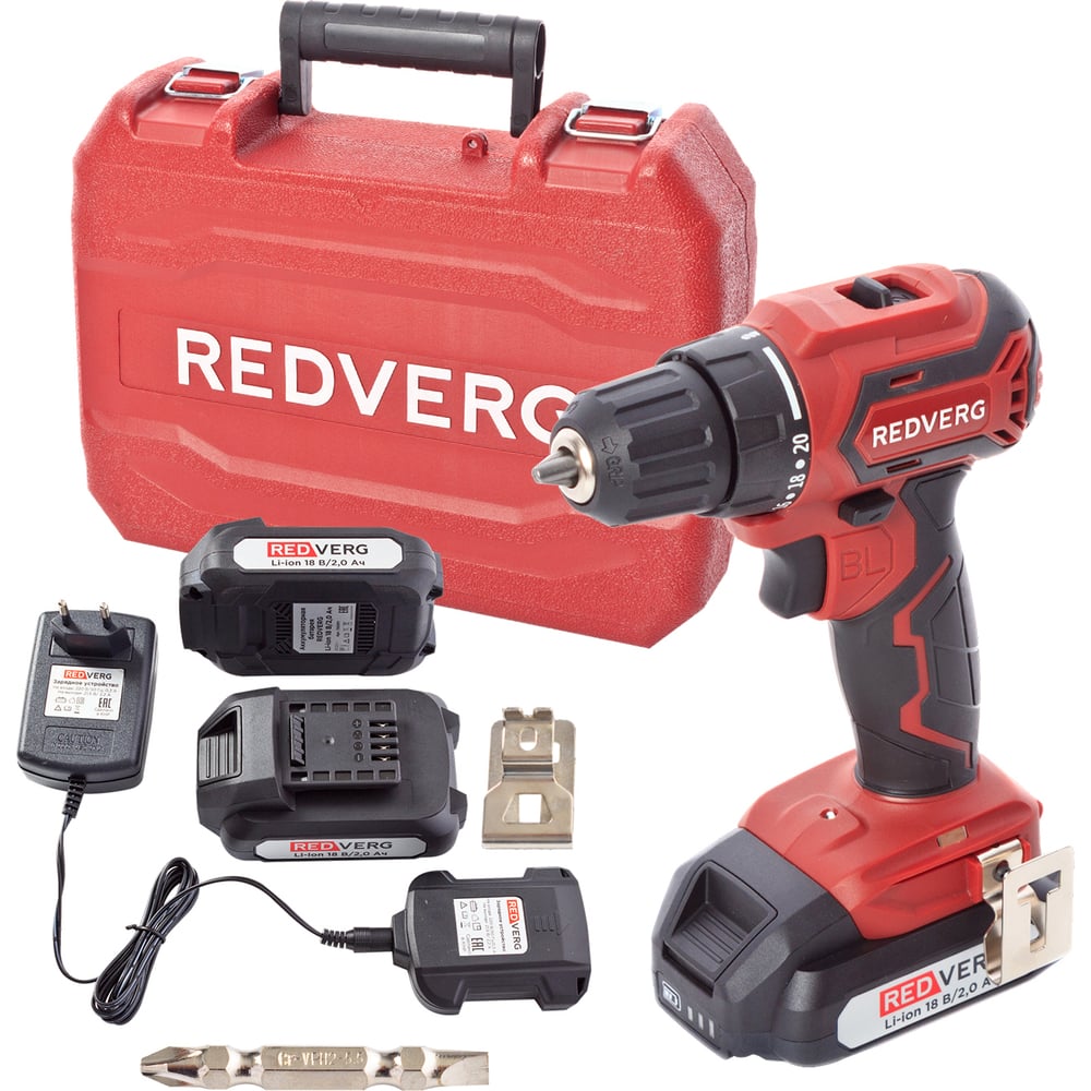 Аккумуляторный бесщеточный перфоратор REDVERG RD-S18MBL/U 6679856