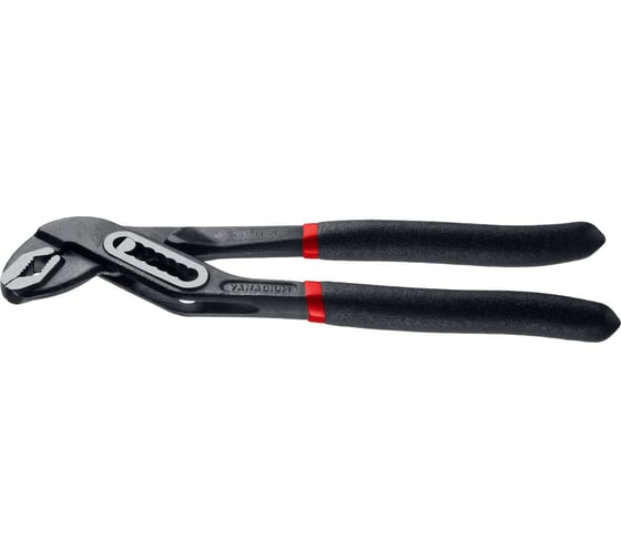 Изображение товара Переставные клещи Зубр Мастер Сr-V, высокомощный коробчатый шарнир, 180 мм 2242-18