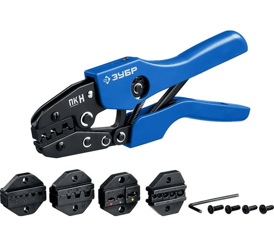 Изображение товара Набор в кейсе, пресс-клещи, 5 матриц Зубр ПК-Н Профессионал 45455