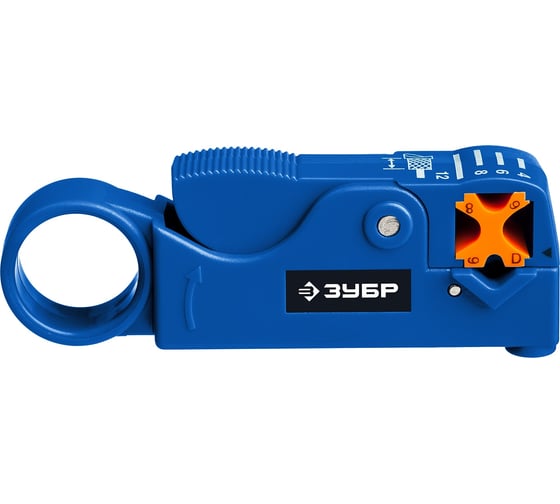 Изображение товара Cтриппер коаксиальных кабелей Зубр COAX-3 Профессионал RG58/RG59/RG6 22657