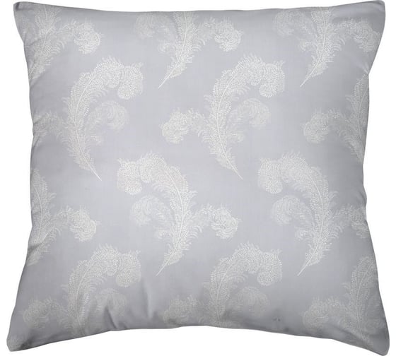 Изображение товара Подушка Guten Morgen высокая, пух первой категории, тик, Charlotte Pearl, 68x68 см ПВШП-68-68