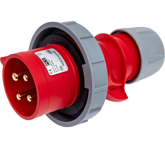 Изображение товара Кабельная вилка PCE 32А 380V 3P+E IP67 0242-6