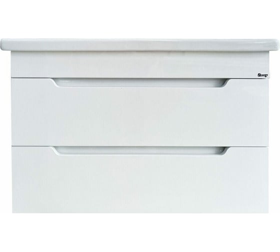 Изображение товара Подвесная тумба EMMY Стоун 80, белая, 2 ящика, под раковину Como 80 310084