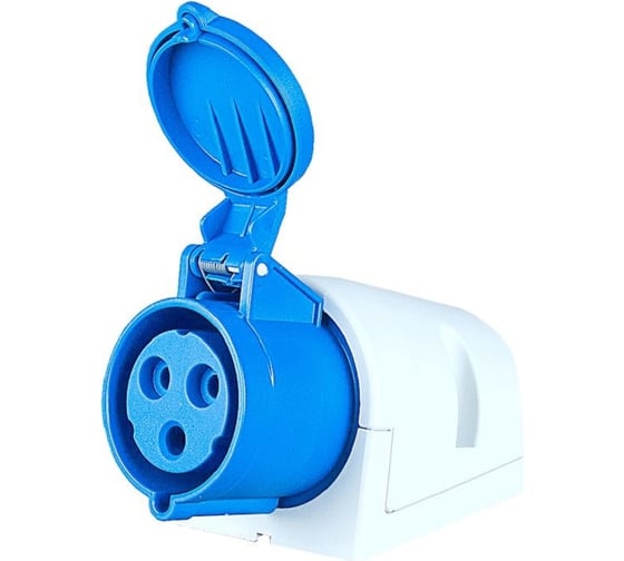 Изображение товара Настенная розетка PCE 32А 220V 1P+N+E IP44 123-6