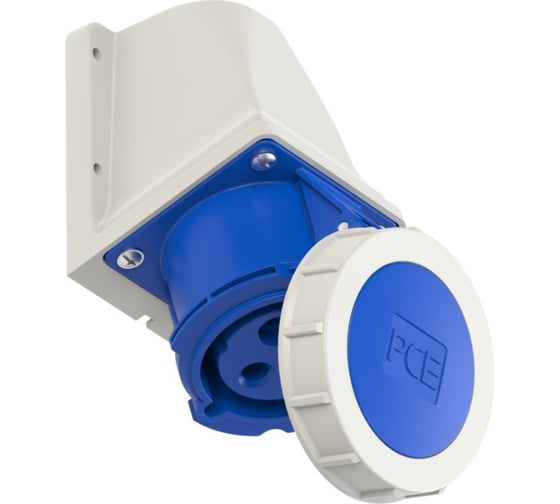 Изображение товара Настенная розетка PCE 32А 230V 1P+N+E IP67 1232-6