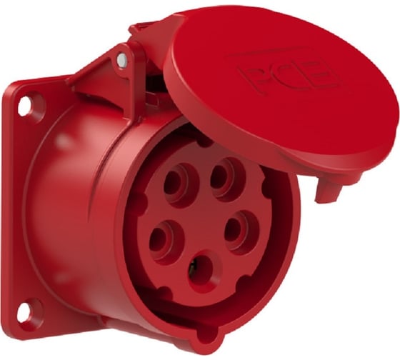 Изображение товара Встраиваемая розетка PCE 16А 400V 3P+N+E IP44 315-6