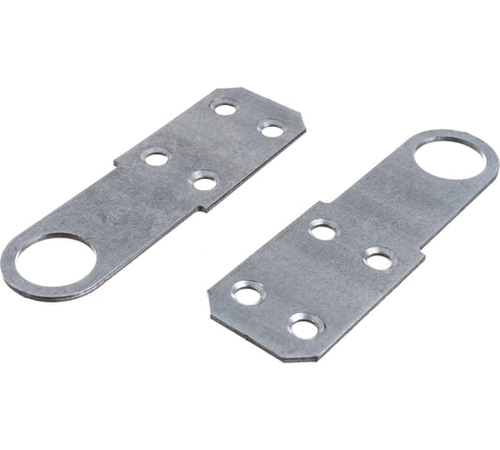 Изображение товара Прямая проушина для замка КРЕПКО-НАКРЕПКО 90x30x2.0 Pzp 2 шт. 48034