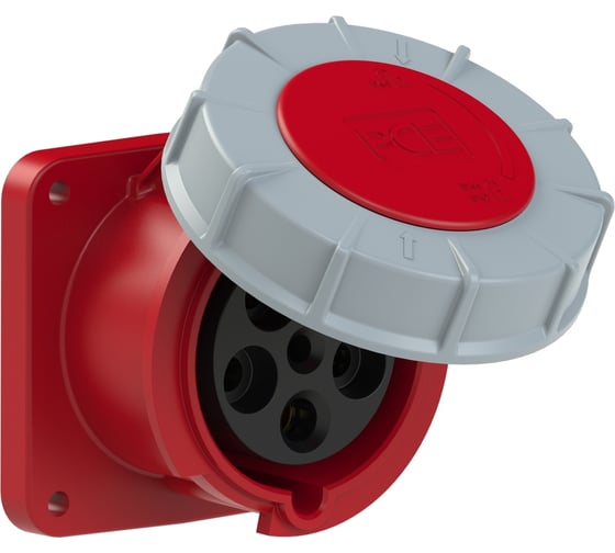 Изображение товара Встраиваемая розетка PCE 63А 400V 3P+N+E IP67 335-6